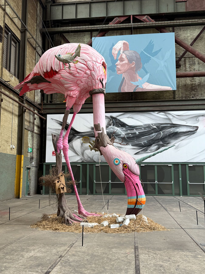 Mural art at Straat Museum artist Dulk