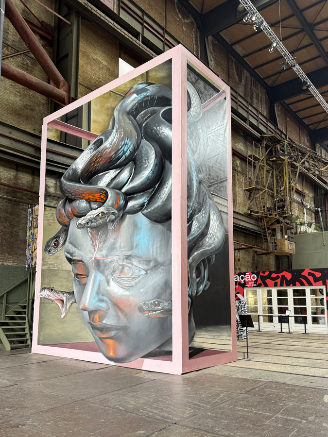 Mural art at Straat Museum artist Odeith