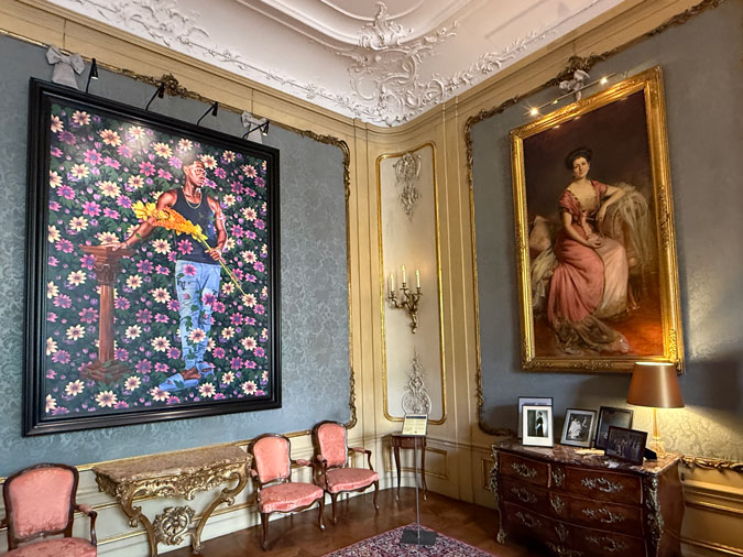 Museum Van Loon in Amsterdam with art of Kehinde Wiley