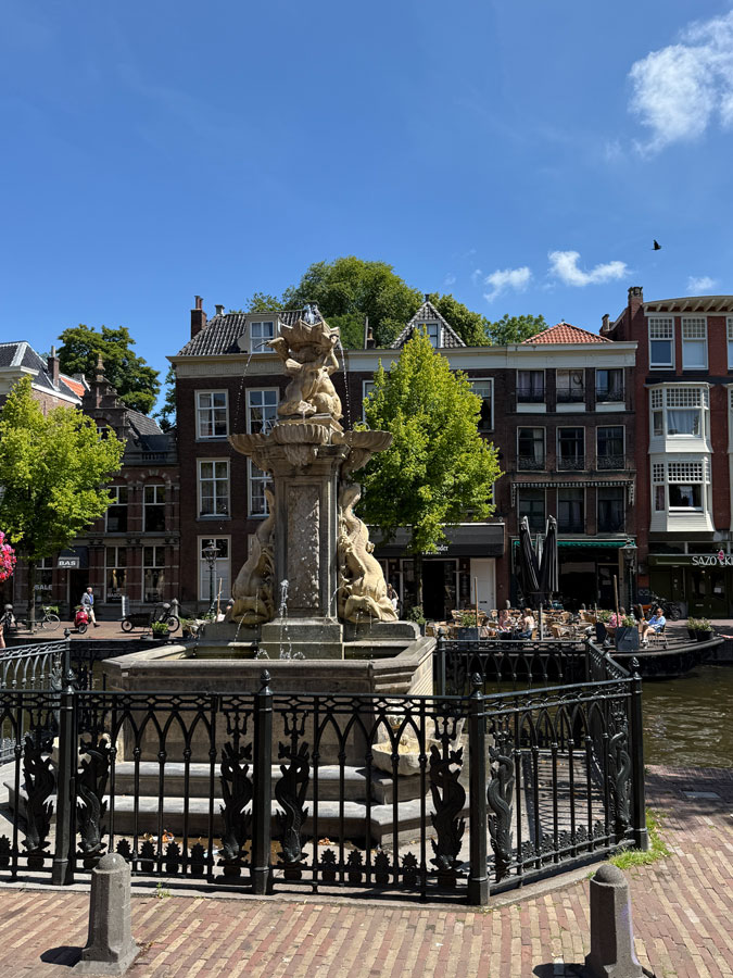 Fountain in Leiden