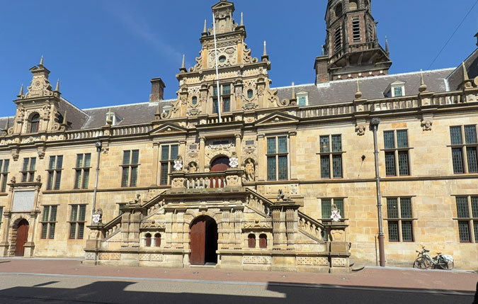 Part of town hall Leiden