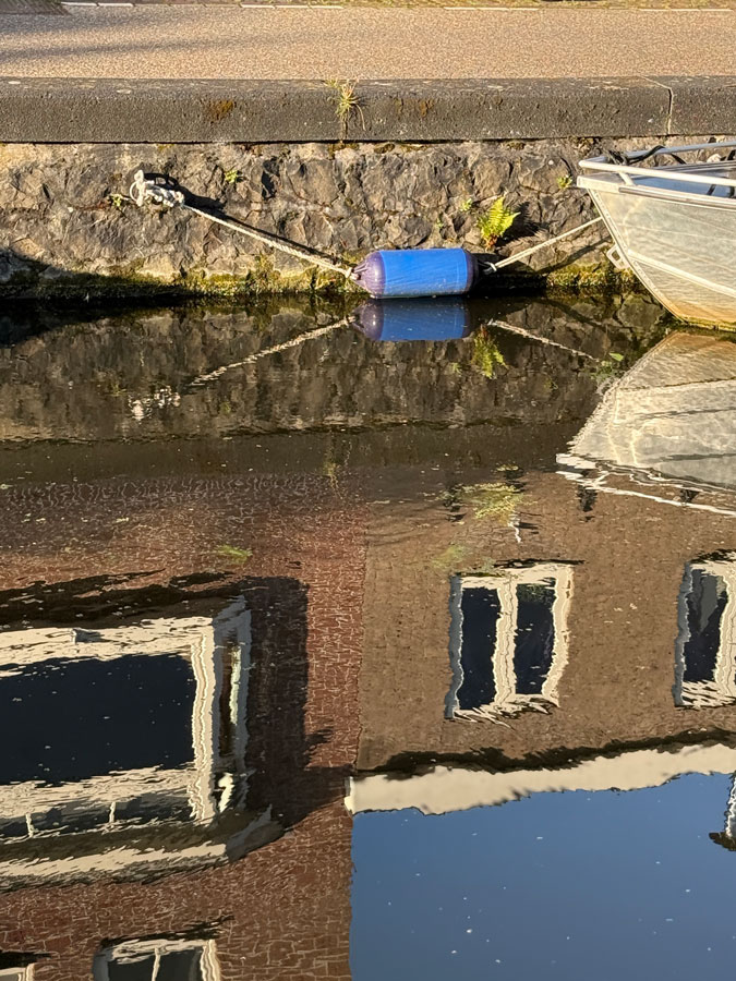 Reflections in a canal