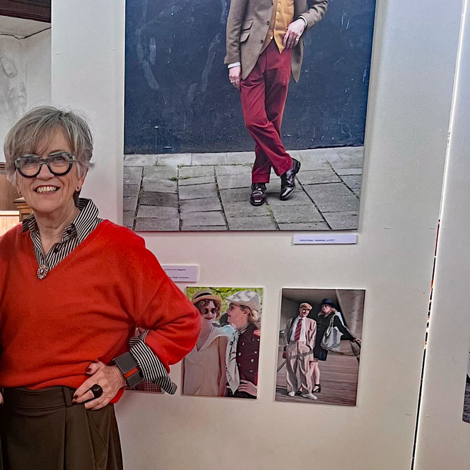 Misja at her exhibition