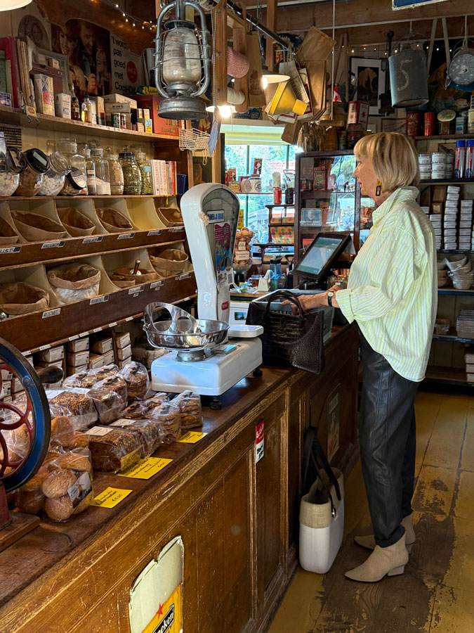 Brown vegan leather trousers