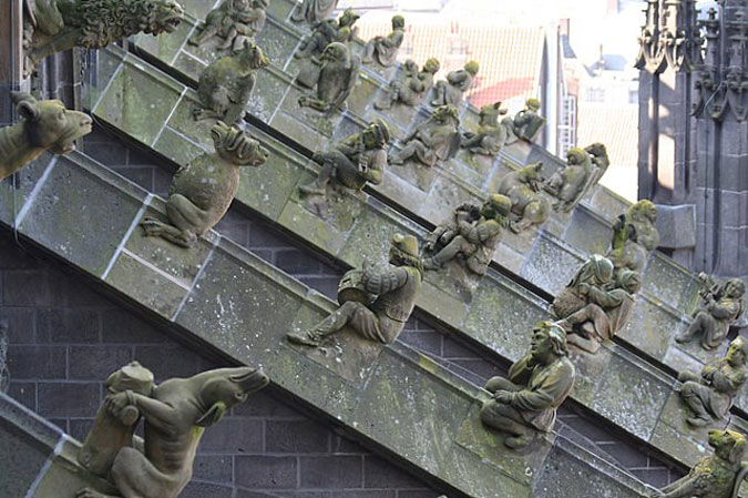 Flying buttress St. John's Cathedral 's-Hertogenbosch