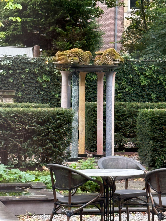 Garden of the Art Zoo Museum in Amsterdam