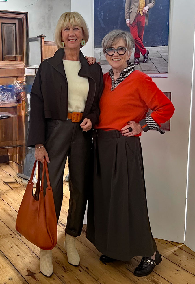 Misja and me and the brown swing jacket