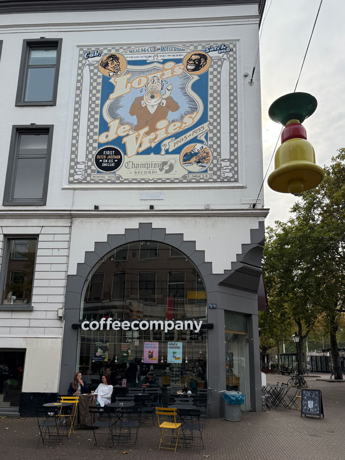 Mural advertising Rotterdam