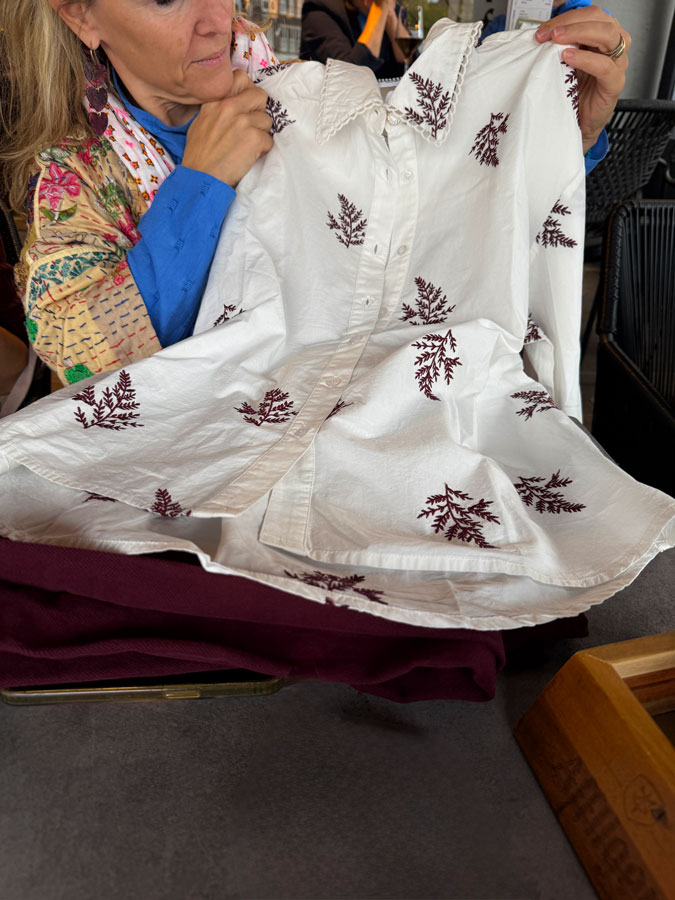 Shirt which Anke bought