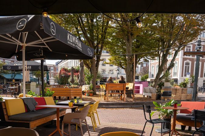 Terrace on Anna Paulownaplein