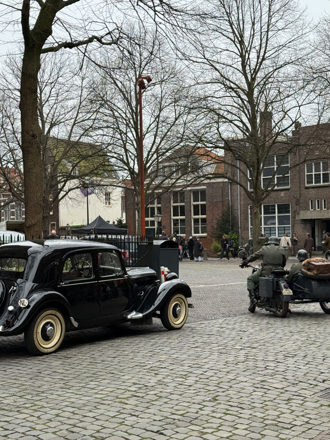 A film being made in Leiden