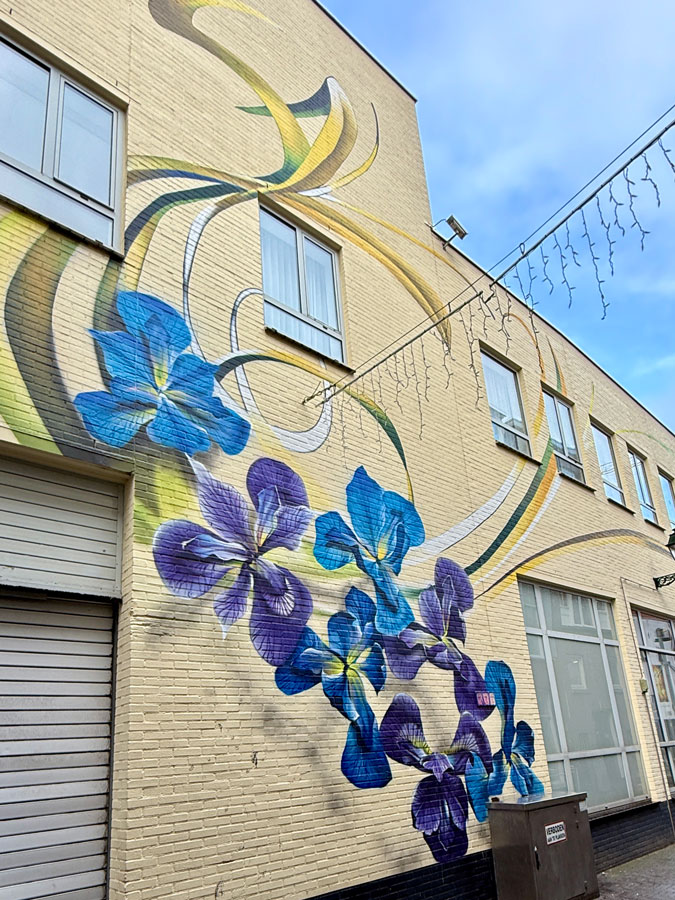 Flower mural