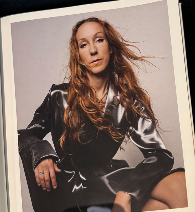Iris van Herpen herself