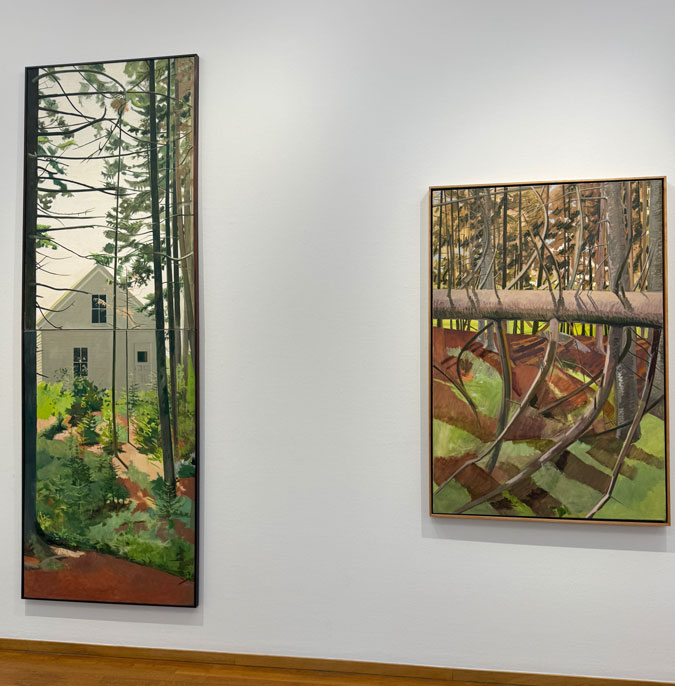 Fallen Tree Section by Lois Dodd